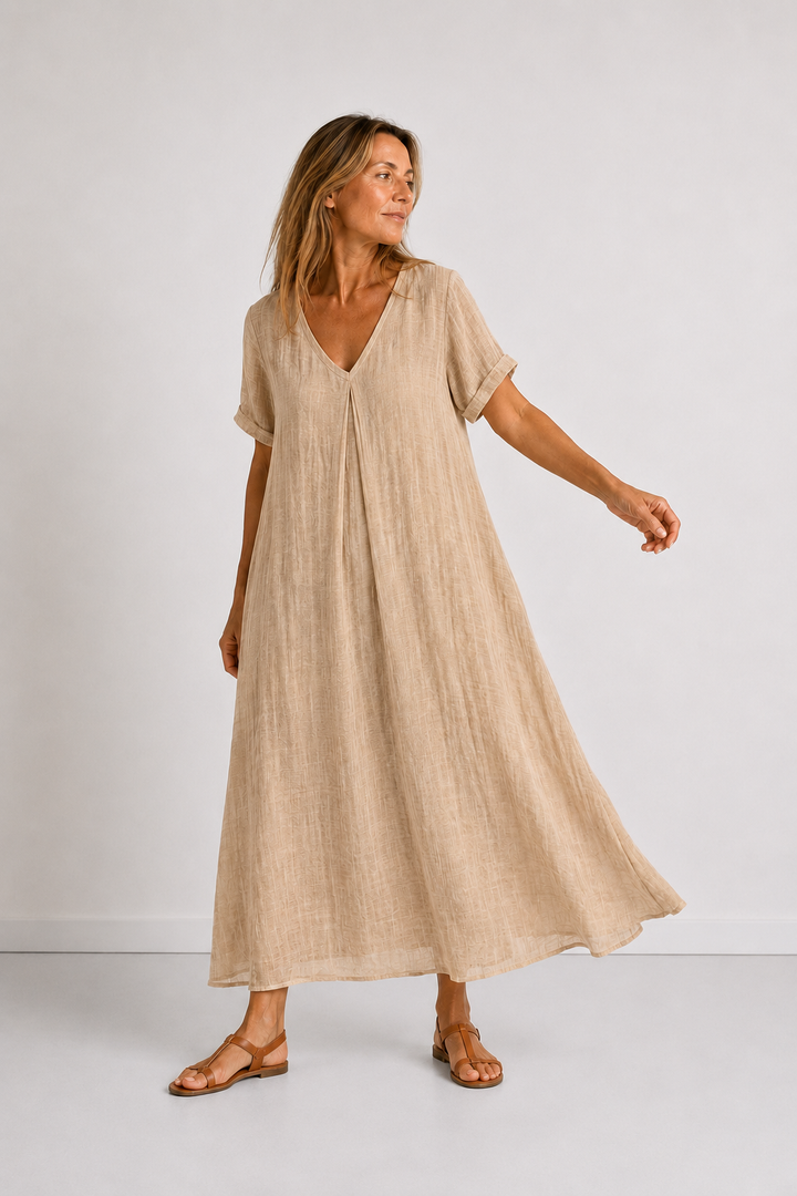 Violette | Vestido maxi roxo