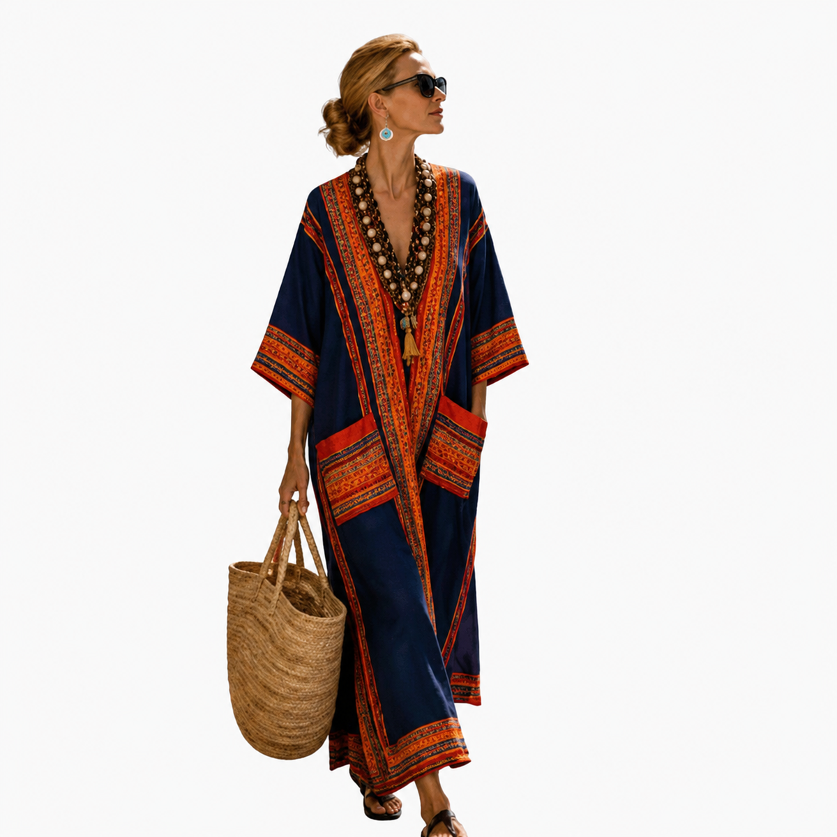 Cassandra™ | Caftã comprido