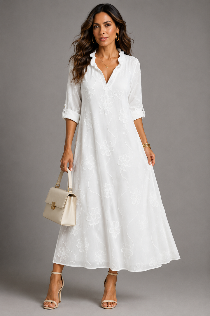 Ambre | Vestido de verão floral favorecedor