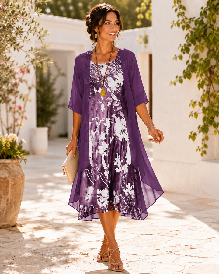 Olivia | Vestido leve de duas camadas