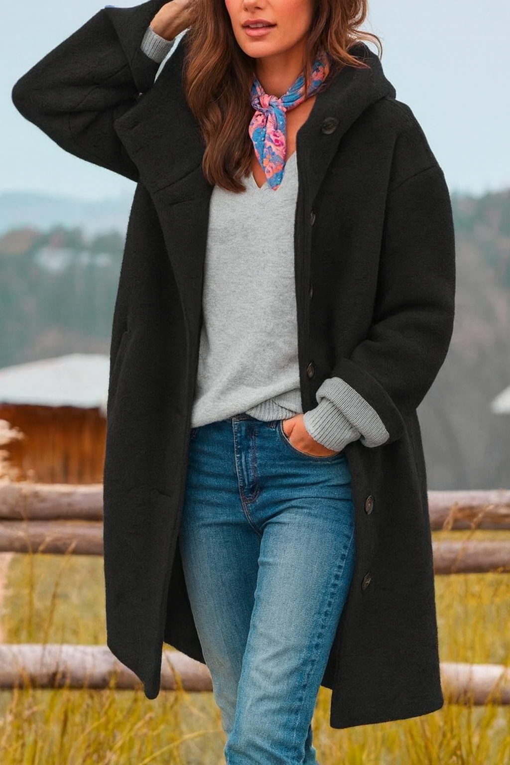 Amelie | Casaco de inverno comprido e elegante