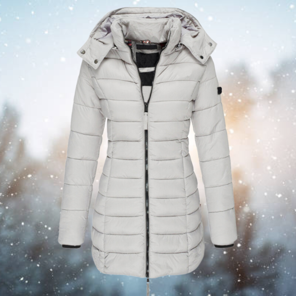 Casaco de inverno feminino extra quente e acolchoado