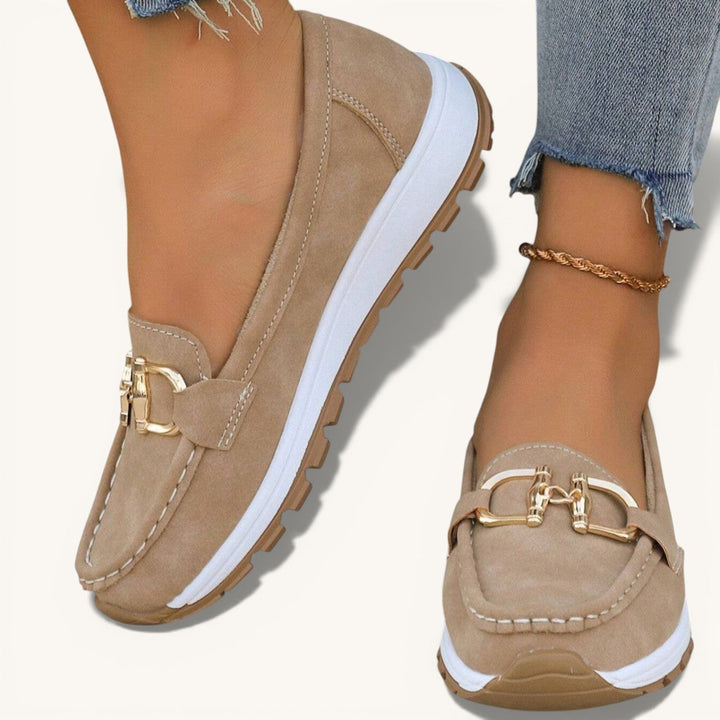 Ellie - Mocassins rasos com fivela
