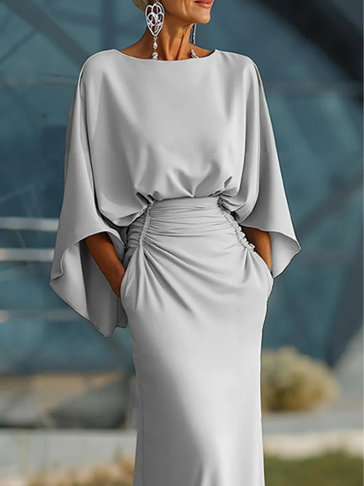 Clara – Vestido Elegante Sem Mangas com Decote em V