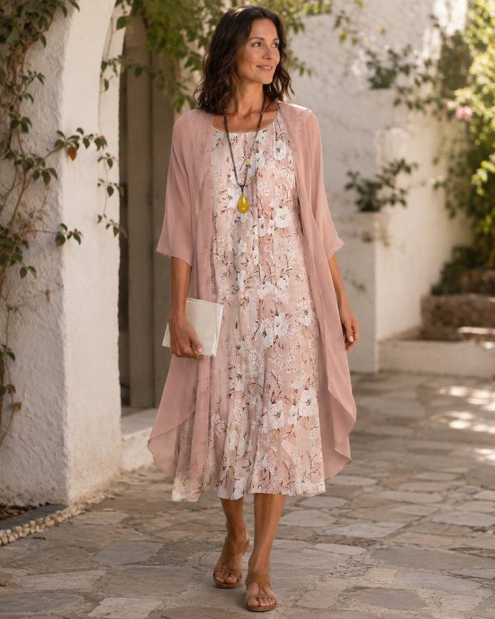 Marigold | Vestido com sobreposição