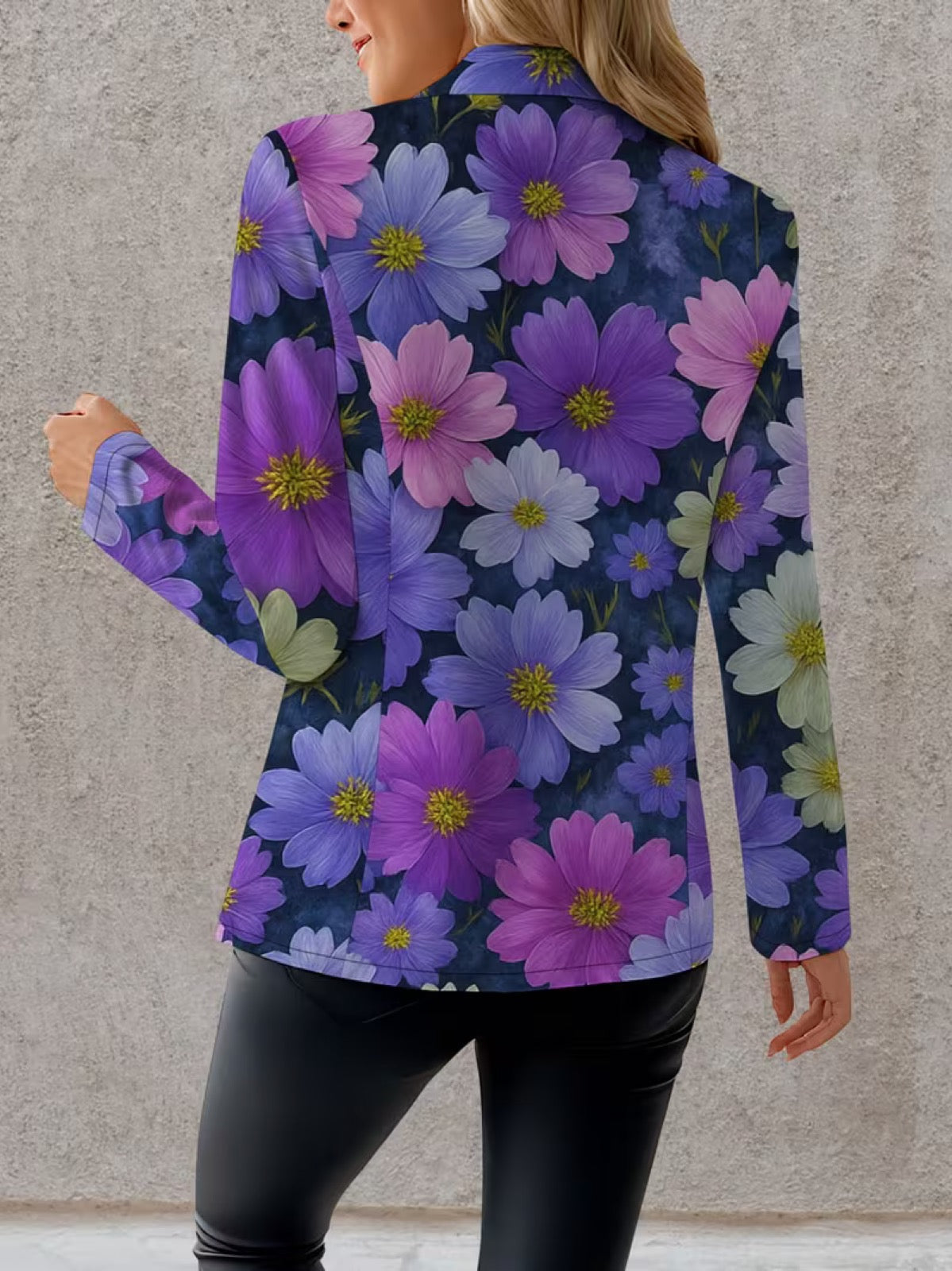 Katherine | Blazer com Estampado Floral