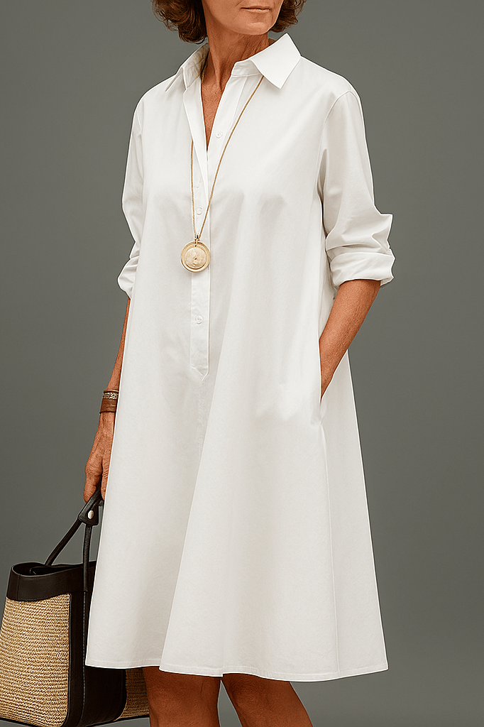 Wilma – Vestido midi premium elegante para um estilo intemporal