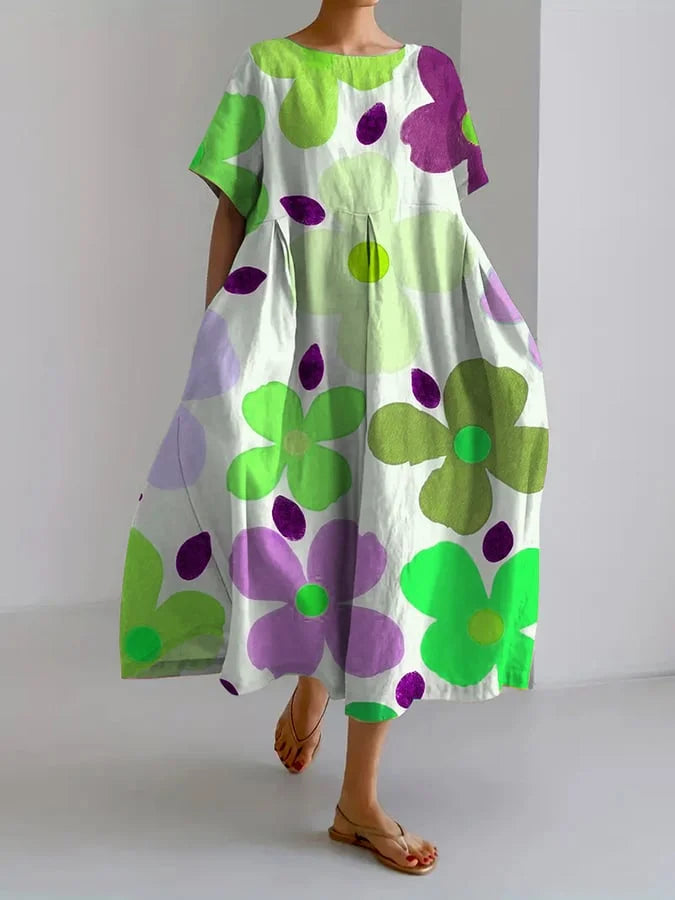 Vestido de verão floral Valeno