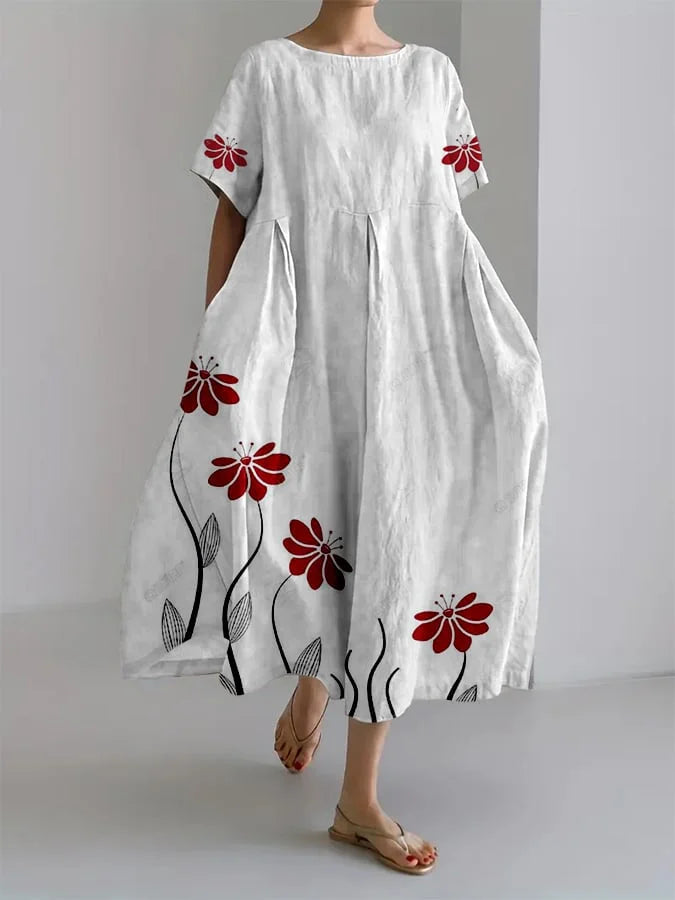 Vestido de verão floral Sabi