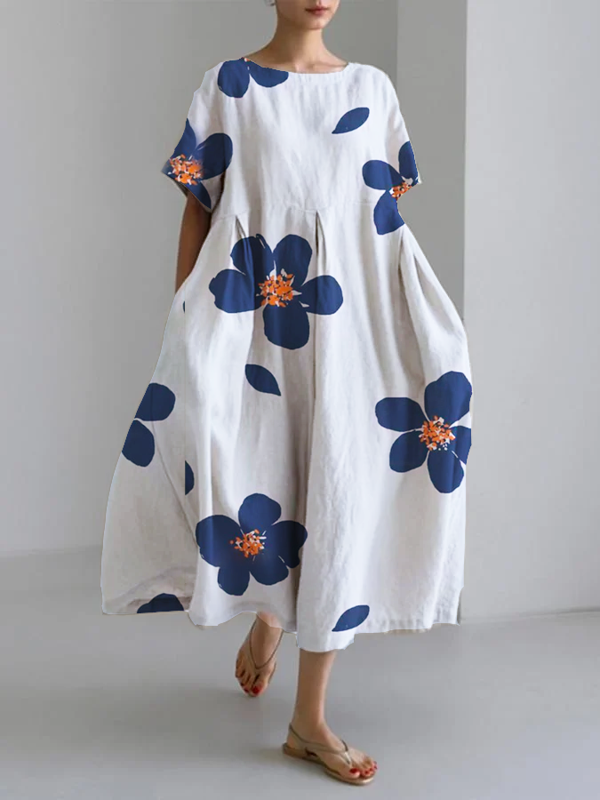 Vestido de verão floral Novi