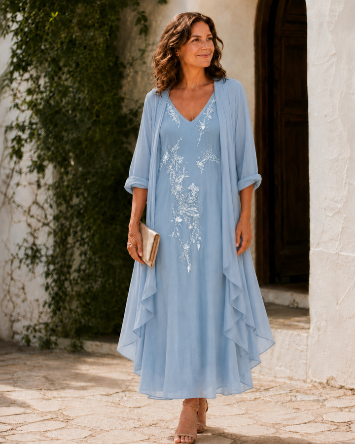 Juliet | Vestido de renda com sobreposição