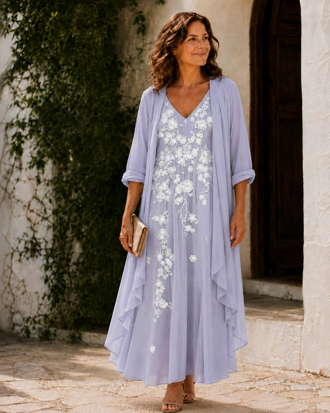 Juliet | Vestido de renda com sobreposição