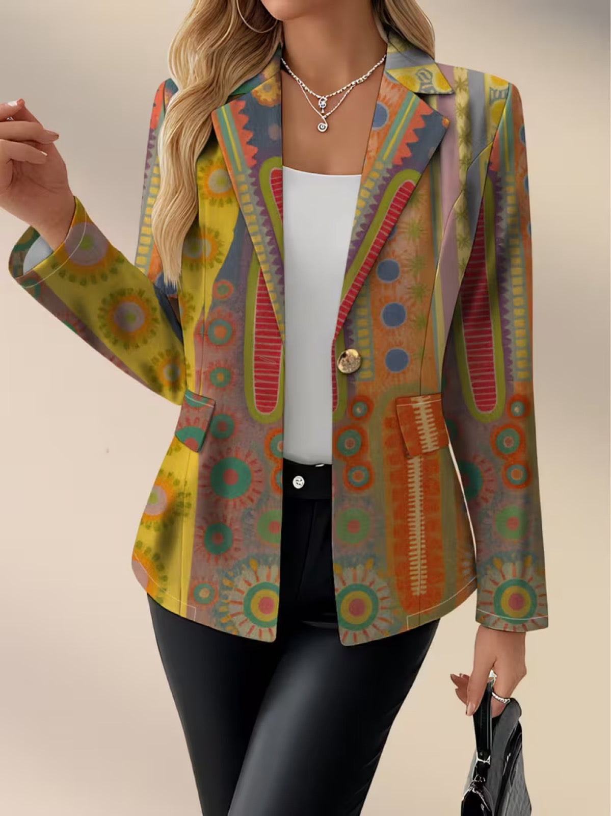 Juliette | Blazer com Medalhões Artísticos