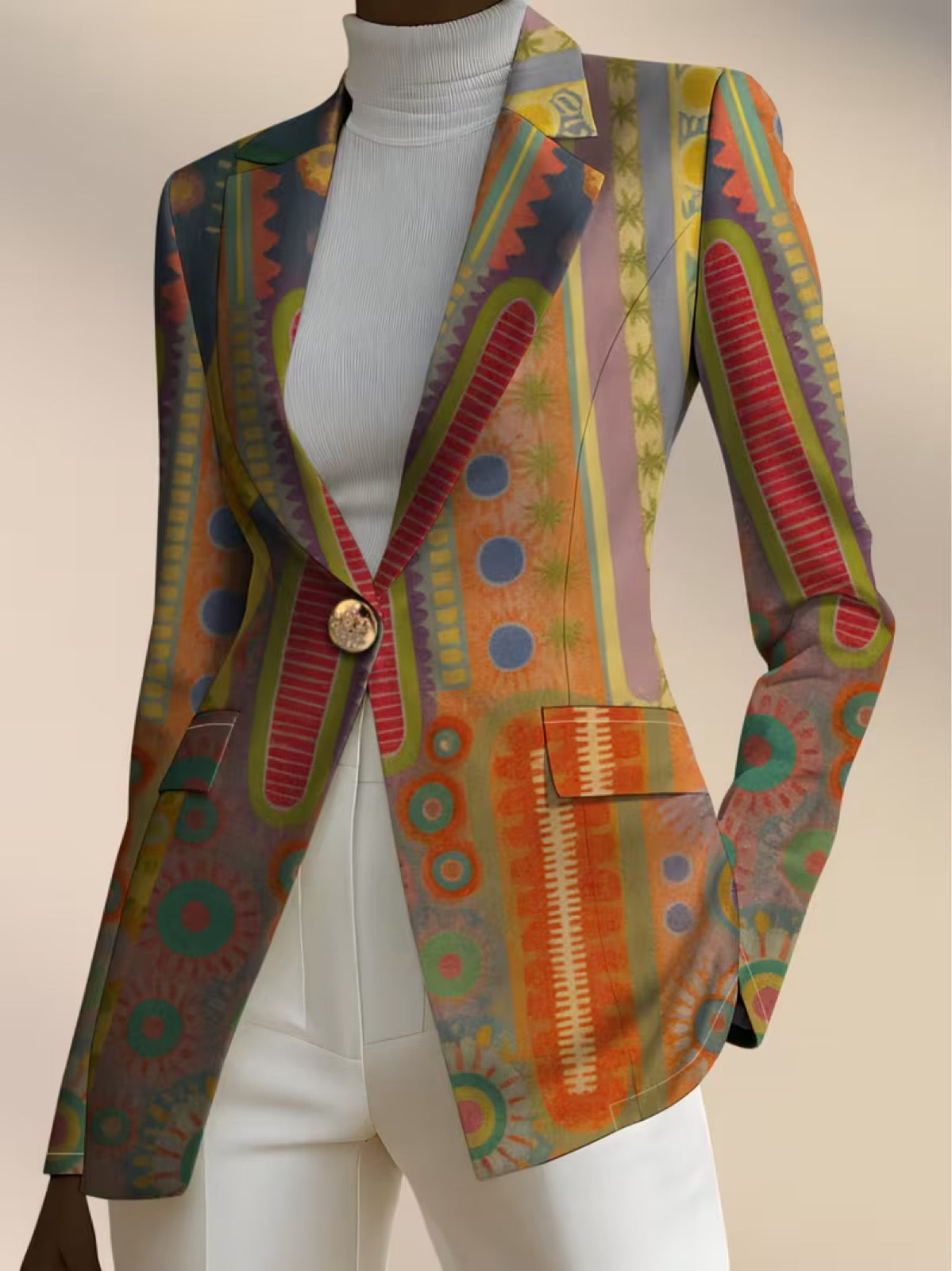 Juliette | Blazer com Medalhões Artísticos