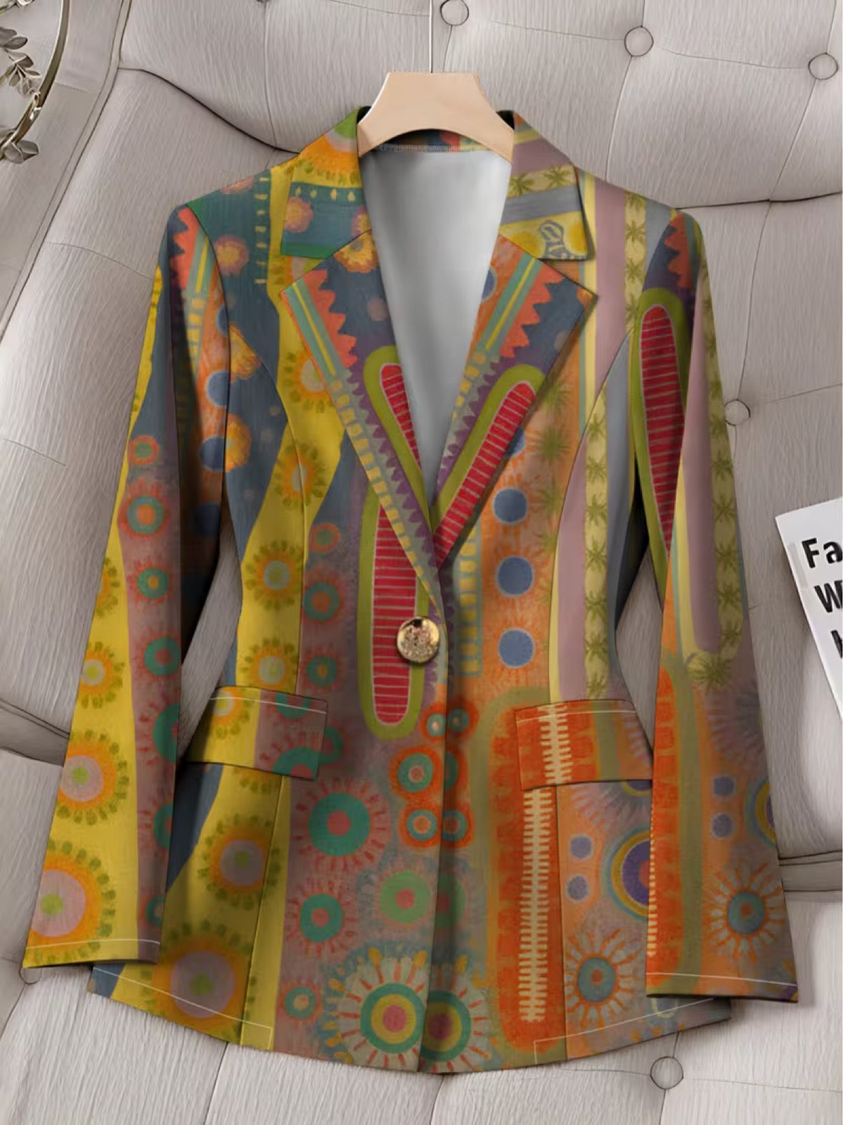 Juliette | Blazer com Medalhões Artísticos