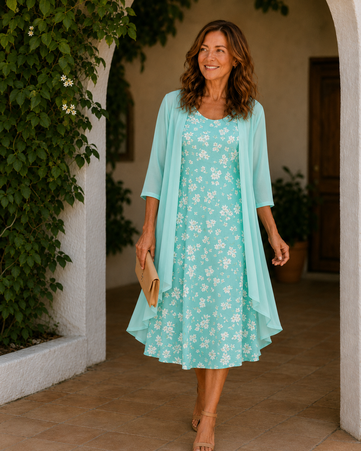 Capri | Vestido com sobreposição