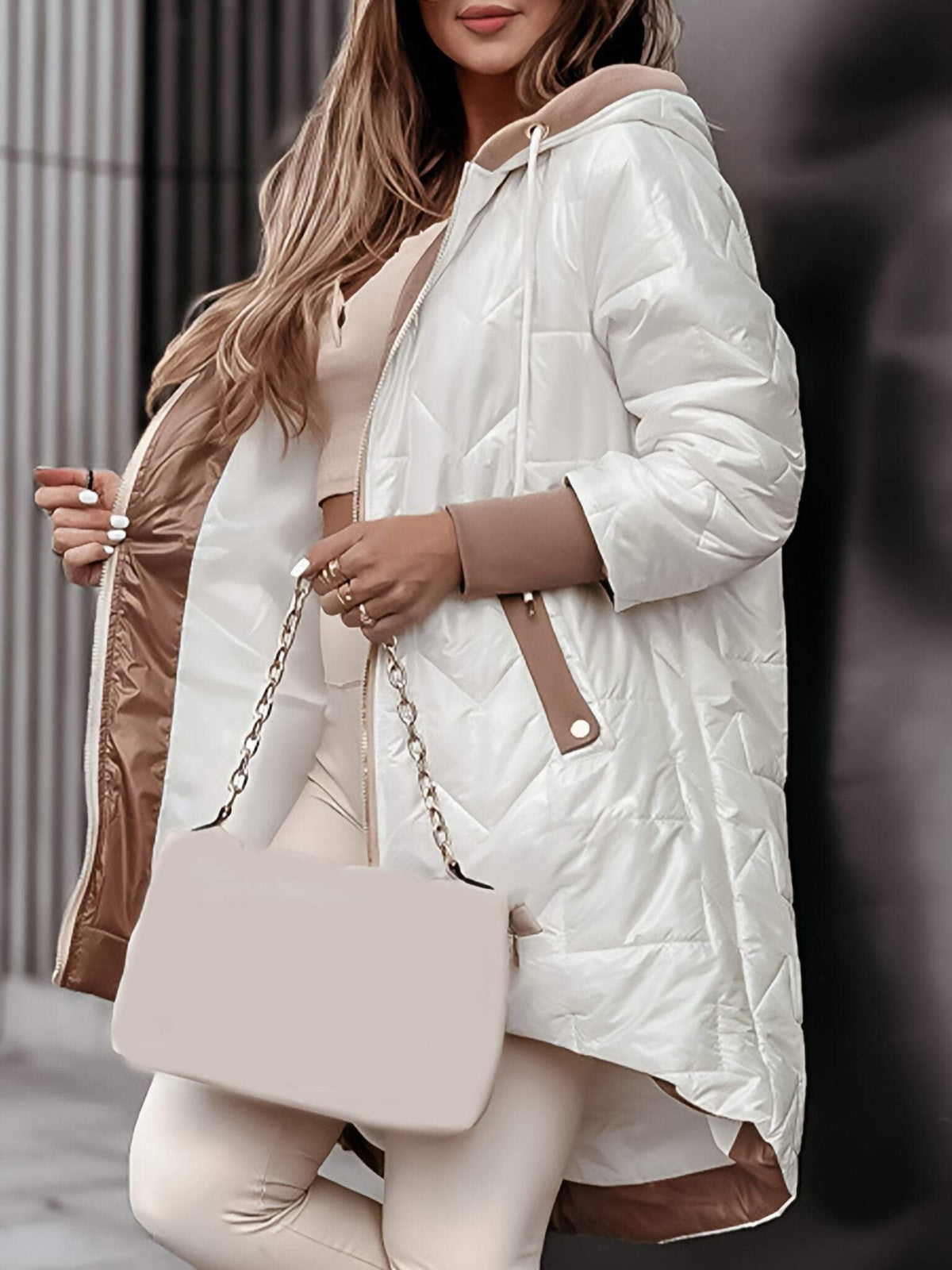 Marina | Casaco elegante com capuz