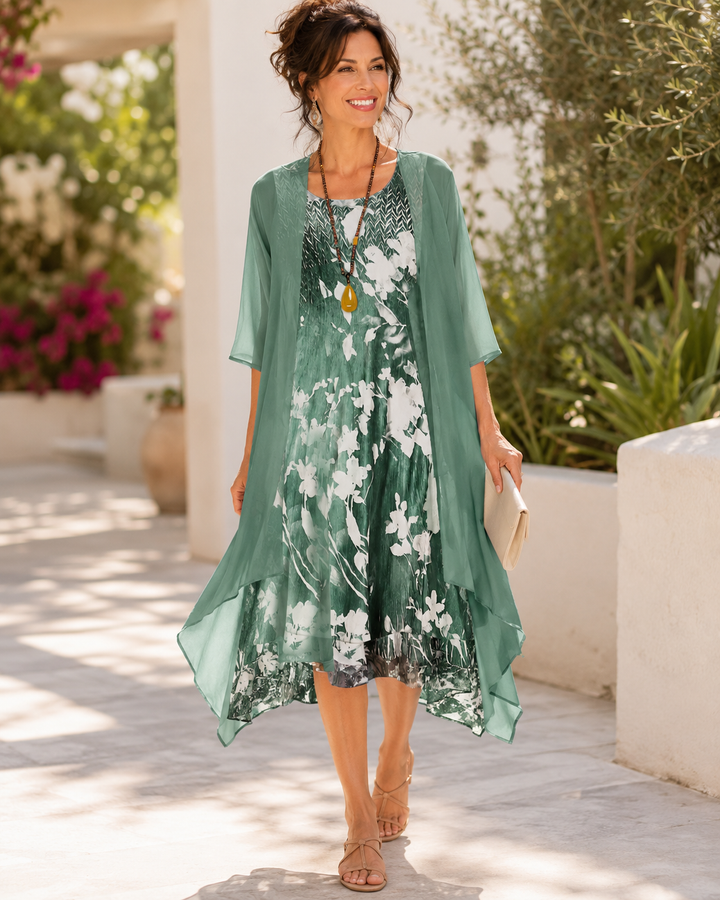 Olivia | Vestido leve de duas camadas