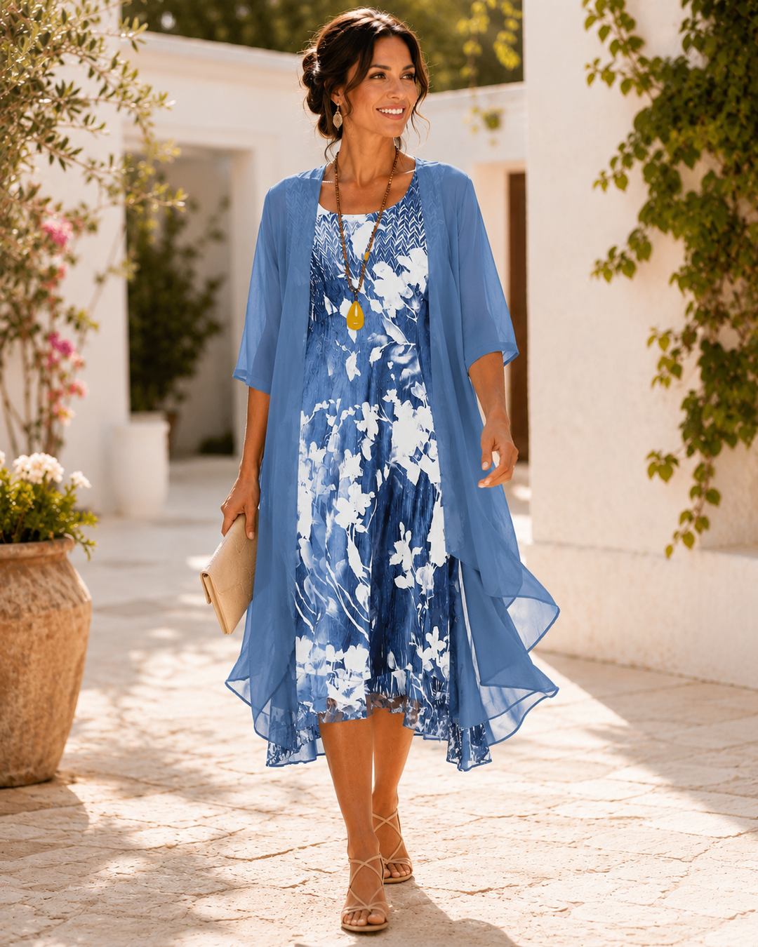 Olivia | Vestido leve de duas camadas