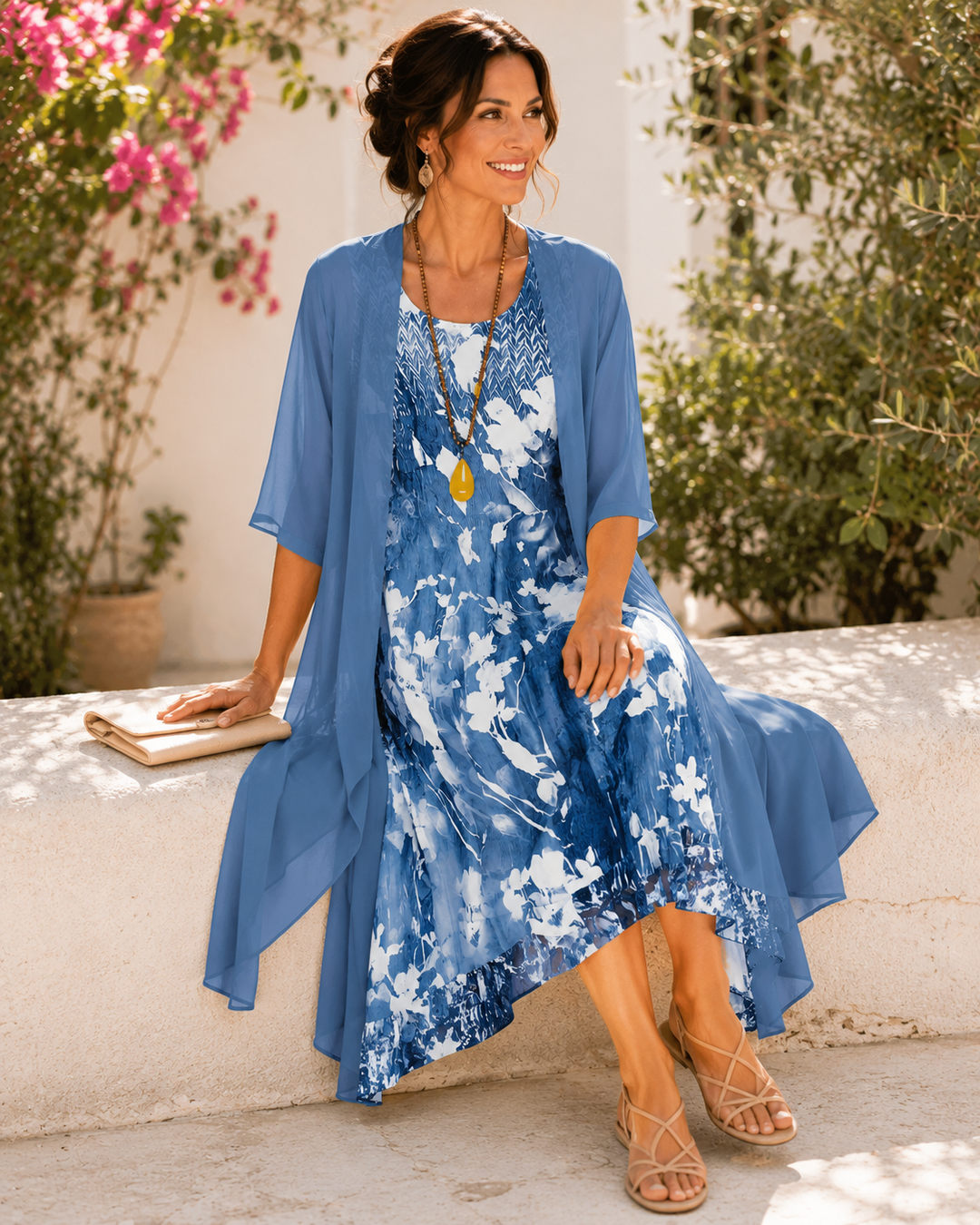 Olivia | Vestido leve de duas camadas