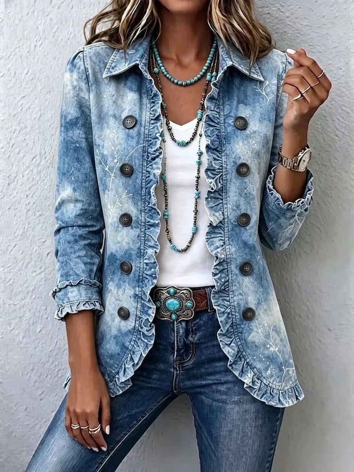 Jemison | Casaco boho vintage com ombré