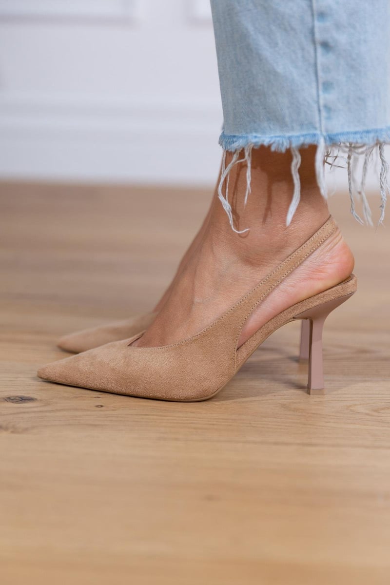Marlena™ | Saltos baixos nude