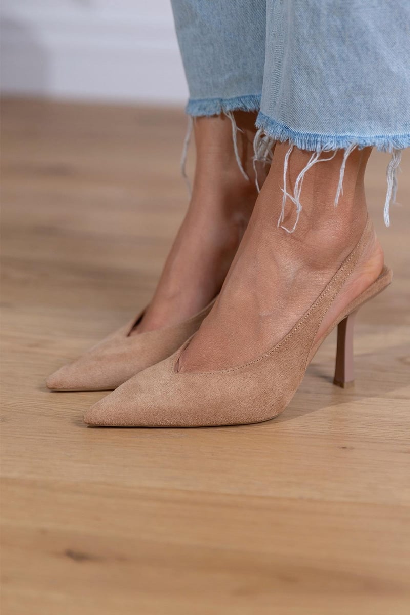 Marlena™ | Saltos baixos nude
