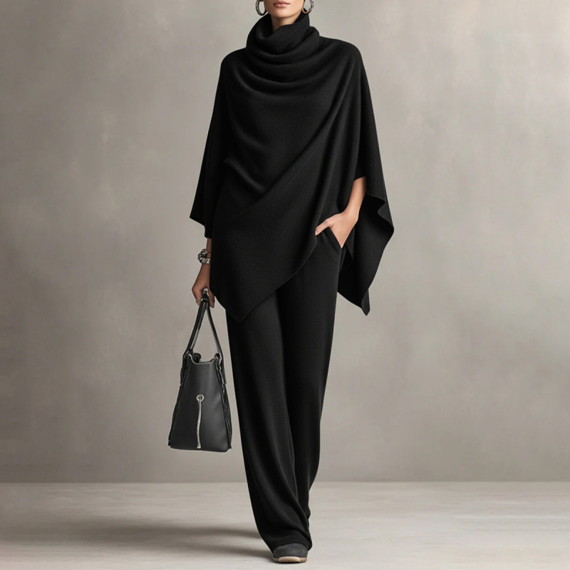 Selma – Conjunto de 2 peças com capa e calças largas
