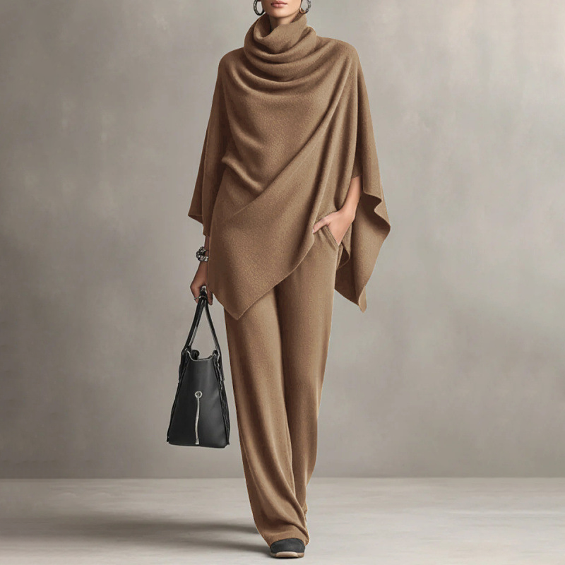 Selma – Conjunto de 2 peças com capa e calças largas